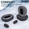 TRANSTEK B450XT B550XT Kit Replacement Ear Pads Cushion Compatible with B450XT B550XT Headset I B450 B550 XT Accessories VelourMeshCooling Gel Ear Cushions
