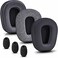 TRANSTEK B450XT B550XT Kit Replacement Ear Pads Cushion Compatible with B450XT B550XT Headset I B450 B550 XT Accessories VelourMeshCooling Gel Ear Cushions