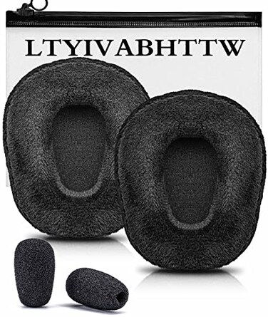 LTYIVABHTTW B450XT B550XT Kit Replacement Ear Pads Cushions Compatible with B450 XT B550 XT Headset I B450XTB550XT Replacement Cushion Kit Soft Velour