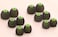 BLLQ 12PCS Large Size Replacement Eartips Eargels Earpads Ear Tips Gels Bud for Powerbeats Pro BeatsX Senso TOZO Sony Other Inner Hole 38mm Earbud inEar HeadphonesBlackGreenL