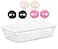 BLLQ 3 Pairs Super Thin Soft Earpods Covers Tips Compatible with Air Pods Both 21 Wireless Earphone Fit in Earpod CaseGoldGrayPink GGP