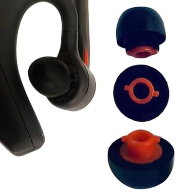 BLLQ inEar Tip Adapter Mount Memory Foam Ear Tips Compatible with Plantronics Voyager 5200 Voyager Legend Pro Reducing Noise Earbuds Foam Ear Tips 3 Piece SML Foam Black