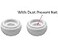 BLLQ Medium Size Ear Tips Earbuds Covers Ear Caps Eartips Earpads Compatible with Apple AirPods Pro Silicone Tips Fit in Case 3 Pairs White M