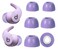 BLLQ Memory Foam Ear Tips Compatible with Beats Fit Pro Foam Tips EartipsSML 3 Pairs Purple Foam Tip Fit Pro Purple