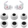 BLLQ Memory Foam Ear Tips Compatible with Beats Fit Pro Foam Tips EartipsSML 3 Pairs White Foam Tip Fit Pro White