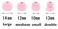 BLLQ Replacement Ear Tips Silicone Earbuds Buds Eartips Set Compatible with Powerbeats Pro Wireless Earphone Headphones4 Pairs Cloud Pink PP4p