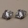 Elmfyiia Bow Rhinestone for Clip on Earbuds Open Ear Accessories Removable Exquisite DIY Decoration Style F Silver Bow