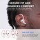 DamonLight Ear Hooks 2 Pairs for AirPods Pro 2 1 AirPods 4 3 AntiSlip Comfortable Fit Ergonomic Design Accessories Medium Pink