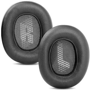 DowiTech E65BTNC Live 650 Ear Cushion Replacement Ear Pads Compatible with JBL E65 E65BTNCDuet NCLive 650 BTNC Live 660 BTNC Headphones Ear Pads Cushions with Leather and Memory Foam