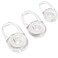 V-8 Ear Hooks Earbuds Spare Fit Kit Replacement for Plantronics M70 Bluetooth Headset 2 Hooks Silicone Covers EarGels SML