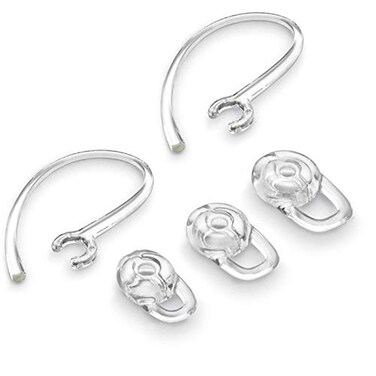 V-8 Ear Hooks Earbuds Spare Fit Kit Replacement for Plantronics M70 Bluetooth Headset 2 Hooks Silicone Covers EarGels SML