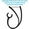 D & Ear Hooks for Wireless Headset 8mm Large Clamp Holder Clips Replacement Ear Loops Earpiece Accessories Black 6 Pack