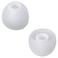 Brandless Earbud Tips High Quality Soft Silicone Earbuds Replacement Tips Fit for inEar Headphonesinner hole from 38mm 40mm earphones9 Pairs SMLWhite