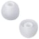 Brandless Earbud Tips High Quality Soft Silicone Earbuds Replacement Tips Fit for inEar Headphonesinner hole from 38mm 40mm earphones9 Pairs SMLWhite