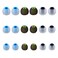 Brandless Earbud Tips Soft Silicone Earbuds Replacement Tips Fit for inEar HeadphonesInner Hole from 38mm 42mm Earphones 9 Pairs SML