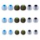 Brandless Earbud Tips Soft Silicone Earbuds Replacement Tips Fit for inEar HeadphonesInner Hole from 38mm 42mm Earphones 9 Pairs SML