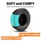 TRANSTEK Earpads Compatible with Virtuoso RGB Wireless SE Gaming Headset Memory Foam Earcups PU Ear Cushions I Black