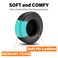 TRANSTEK Earpads Compatible with Virtuoso RGB Wireless SE Gaming Headset Memory Foam Earcups PU Ear Cushions I Black