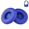 NoxcDvxo Esen Solo2 Solo3 Earpads Replacement Ear Cushion Parts Compatible with Beats by Dre Solo 3Solo 2 Wireless A1796B0534 Headphones Protein Leather Memory Foam Blue