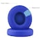 NoxcDvxo Esen Solo2 Solo3 Earpads Replacement Ear Cushion Parts Compatible with Beats by Dre Solo 3Solo 2 Wireless A1796B0534 Headphones Protein Leather Memory Foam Blue
