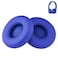 NoxcDvxo Esen Solo2 Solo3 Earpads Replacement Ear Cushion Parts Compatible with Beats by Dre Solo 3Solo 2 Wireless A1796B0534 Headphones Protein Leather Memory Foam Blue