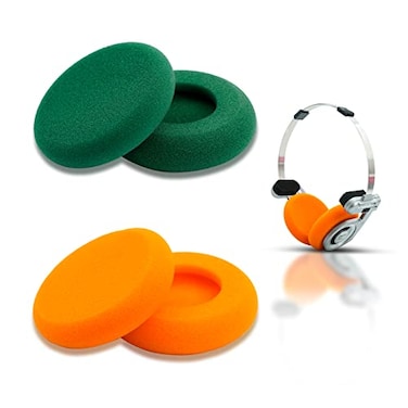 G GVOEARS GVOEARS Replacement Cushion Earpads for Koss Portapro Headphones 2 Pairs Green Orange