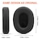 G GVOEARS Gvoears Replacement Ear Pads Cushions for Skullcandy Crusher Wireless Crusher ANCEVO Hesh ANCEVO Hesh 3 Also Fit for Skull Candy Venue Wireless ANC Headphone Mesh Fabric Black
