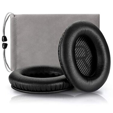 Cypher.V Headphones Replacement Ear Pads Coverfor Bose Quietcomfort QC15 QC25 QC35 35 ii Headsets Black