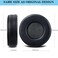 G GVOEARS Hesh2 Wireless EarpadsReplacement Ear Pads Cushion for Skullcandy Hesh Hesh2 Wireless OverEar Softer Durable Leather and Comfortable SpongeHesh 2 PadsBlack