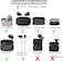 JNSA Replacement for WF 1000XM4 1000XM5 C700n Linkbuds S Memory Foam Ear Tips Noise Canceling Foam Eartips Ear Plug Ear Tip M Size 3 Pairs Fit in Case BlackMedium Size Foam4XM4B3PM