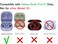 JNSA Silicone Eartips Replacement for Galaxy Buds Pro Earbuds SML 3 Size 3 PairsFit in the Case Earbuds Ear Gels Ear Tips Violet