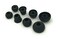 JustEarbuds Black Replacement Earbud Tips for Powerbeats 3 Powerbeats 2 Small Medium Large Double Flange