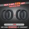 Krone Kalpasmos Ear Pads for Sony MDRRF995RK Headphones Also Compatible with Sony MDRRF895RK Sony WHRF400R Wireless Headphone Replacement Ear Cushions Soft Memory Foam Ear Cup Leather PadsBlack