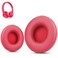 Krone Kalpasmos Earpad Replacement for Beats Solo 2 3 WirelessWired Headphone Ear Cushion Premium Protein Leather Memory Foam with Kits Superb Comfortable Easy to Install Red