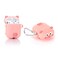 LEWOTE Silicone Case Compatible for Apple Airpods with Funny Cute Cover Cute Pet DesignPink Pig