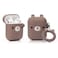 LEWOTE Silicone Funny Case Cover Compatible for Apple Airpods 12Cute Animal DesignSmall Brown Bear