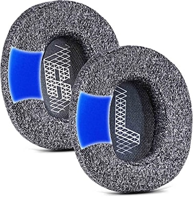 TRANSTEK Live 650 BTNC E65BTNC Ear Pads Compatible with JBL E65 E65BTNC Duet NCLive 650BTNC Live 660 BTNC Headphones I Replacement Ear Cushion with ComfortableGel Foam Grey Fabric