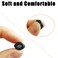 Luckvan Earbuds Tips for Jabra Elite 85t Ear Tips Replacement for Jabra 85t True Wireless Earbuds Black