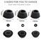 Luckvan Earbuds Tips for Jabra Elite 85t Ear Tips Replacement for Jabra 85t True Wireless Earbuds Black