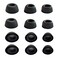 Luckvan Earbuds Tips for Jabra Elite 85t Ear Tips Replacement for Jabra 85t True Wireless Earbuds Black