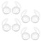Lunies Earpods Covers AntiSlip Silicone Soft Sport Earbud Tips for iPhone 6S6 Plus5S5C5 Earbuds Comfortable 4 Pairs Clear