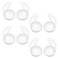 Lunies Earpods Covers AntiSlip Silicone Soft Sport Earbud Tips for iPhone 6S6 Plus5S5C5 Earbuds Comfortable 4 Pairs Clear