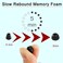Mijusun Memory Foam Ear Tips for Jabra Elite 75t 75t Active 7 ProElite 3 Elite 4 Replacement Noise Isolating Comfort Fit Earbuds Tips 3 Pairs SML Black