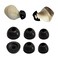 Mijusun Memory Foam Ear Tips for Jabra Elite 75t 75t Active 7 ProElite 3 Elite 4 Replacement Noise Isolating Comfort Fit Earbuds Tips 3 Pairs SML Black