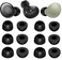 BLLQ Memory Foam Tips Compatible with Galaxy Buds ProGalaxy Buds 2 Galaxy Buds Plus Replacement Ear Tips Perfect Noise Cancellation Fit in Case 6 Pairs 3 Size Foam Tips Black Foam GBP6P