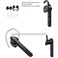 Miayaya Eargels Ear Loops Tips for Jabra Stealth UC Bluetooth Silicone Ear Pieces Compatible for Jabra Talk 45 Bluetooth Headset Accessory Pack Clips Eartips Cover 6pcs in a Box Black