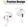 Mijusun 4 Pairs Silicone Ear Hooks for AirPods Pro 2 AntiSlip Ear Wings with Storage Pouch Replacement Earbuds Accessories White
