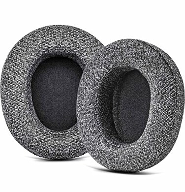 TRANSTEK Nova Pro Wired Replacement Earpads for Arctis Nova Pro Wired Headset by Improved Durability and Sound Isolation NOT FIT Nova Pro Wireless Grey Breathable Fabric