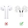 OneCut 5 Pairs Silicone Ear Hooks Compatible for AirPods Pro 2019 AntiSlip AntiDrop Ear Tips Gel Earbuds Earphones Not Fit in The Charging Case Protective Accessories SkinWhite