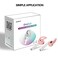 OneCut 5 Pairs Silicone Ear Tips Compatible for AirPods 12 Soft AntiSlip Sport Earbud Tips AntiDrop Ear Hook Gel Headphones Earphones Protective Accessories Pink